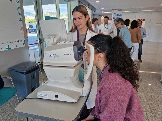 El Hospital Costa del Sol realiza una campaña para concienciar sobre el glaucoma