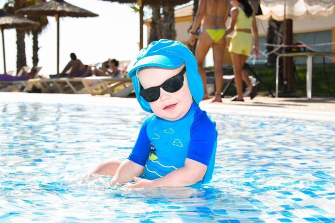 El pequeño Luca, con síndrome de IFAP