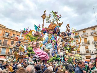 Imatge de les Falles de València
