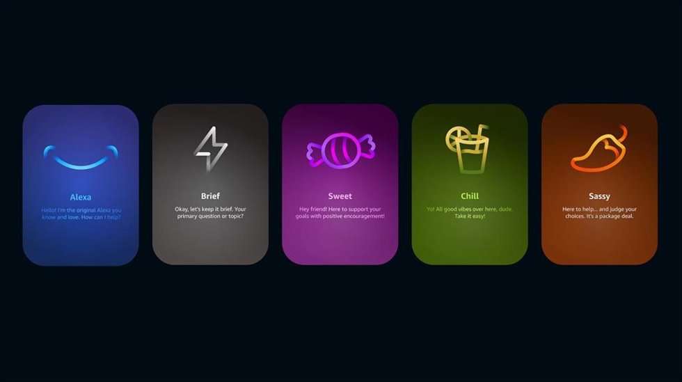 Personalidades de Alexa+.