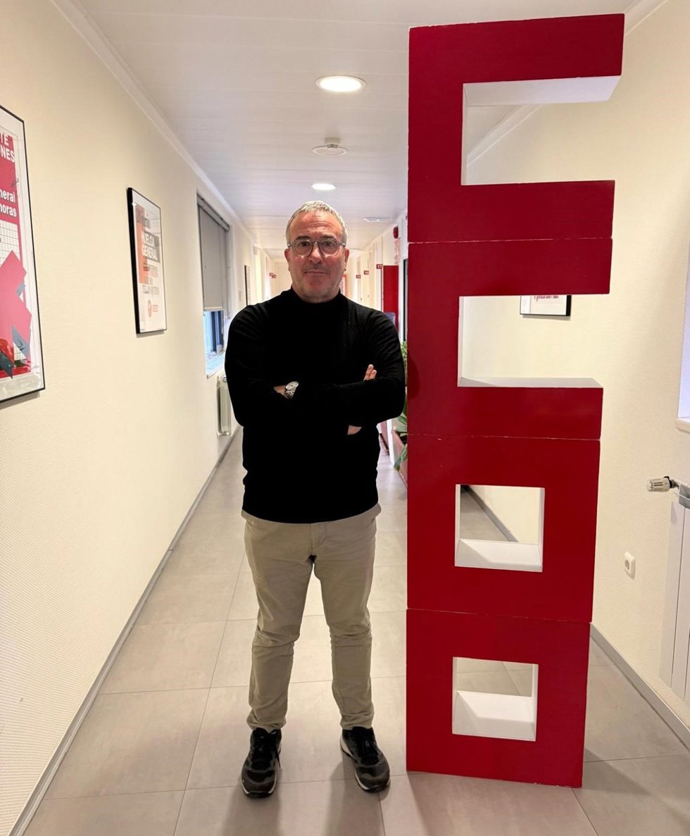 El secretario de Acción Sindical de CCOO CLM, Ángel León.
