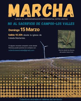Cartel de la marcha convocada para este domingo