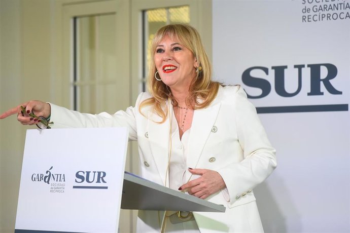 La consejera de Economía, Hacienda, Fondos Europeos y Diálogo Social y portavoz de la Junta de Andalucía, Carolina España. 