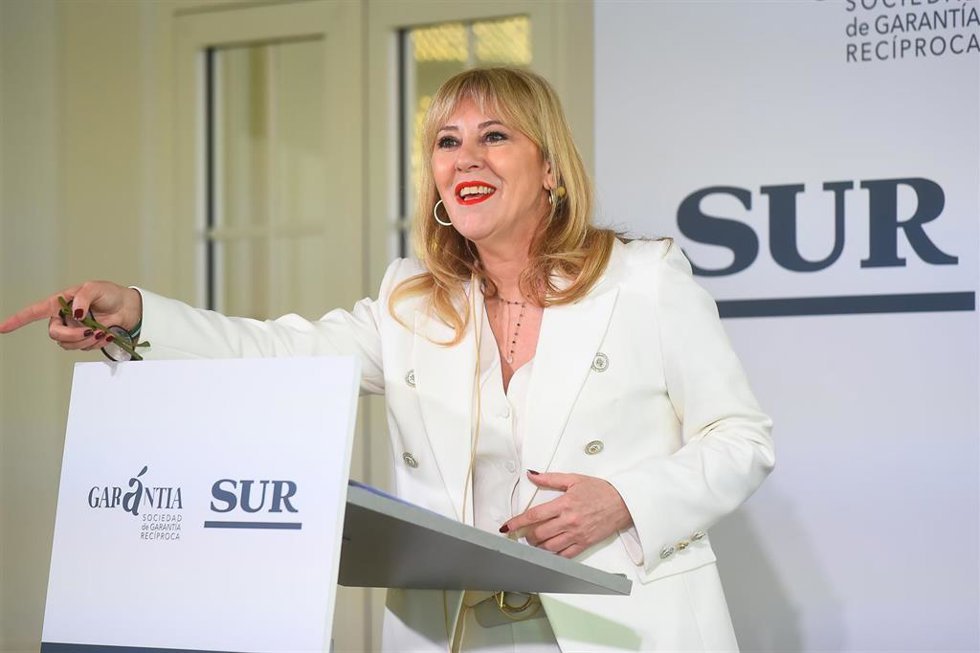 La consejera de Economía, Hacienda, Fondos Europeos y Diálogo Social y portavoz de la Junta de Andalucía, Carolina España. 