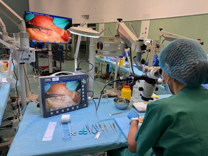 Archivo - Práctica en el Centro de Simulación Clínica Avanzada de Iavante.