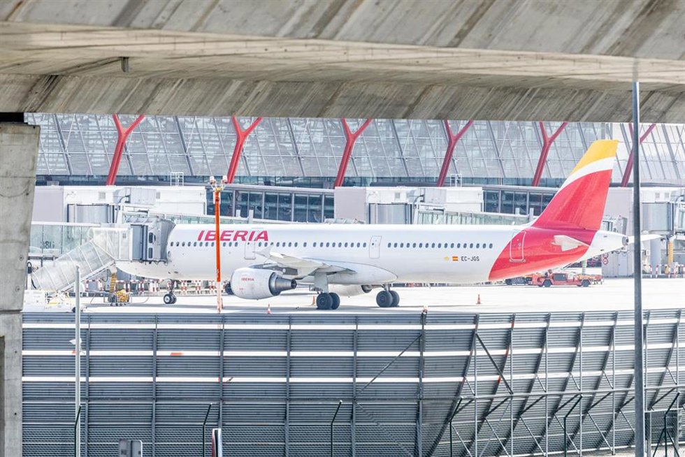 Un avión de Iberia en imagen de archivo. 