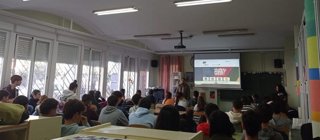 Jornada del Proyecto Edufinet, programa de educación financiera promovido por la Fundación Unicaja y Unicaja.