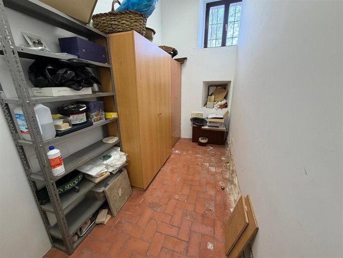 Estado de una de las dependencias del monasterio de Belorado, tras la salida de las monjas cismáticas.