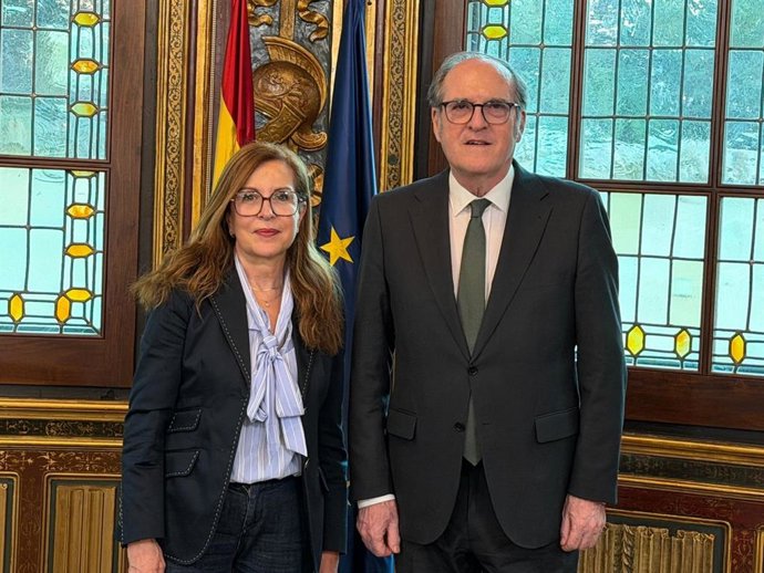 La Diputada del Común, Lola Padrón, y el Defensor del Pueblo, Ángel Gabilondo