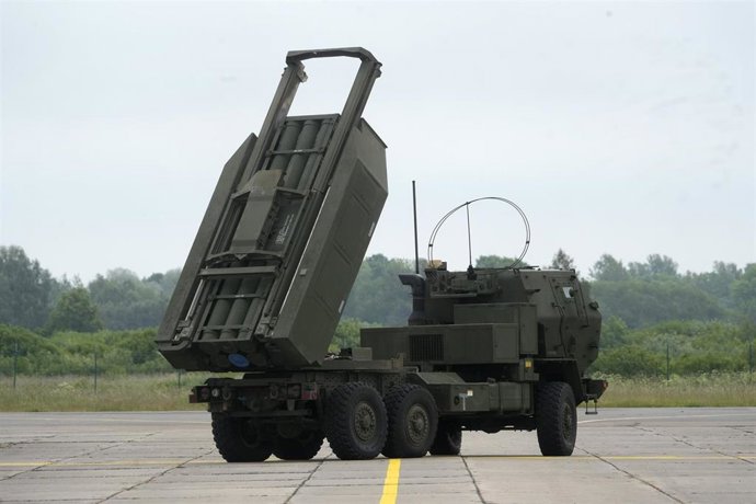 Archivo - Imagen de archivo de un sistema estadounidense HIMARS en Lituania