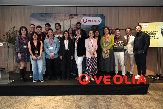 Veolia clausura un nuevo ciclo de su programa de FP Dual en Madrid.