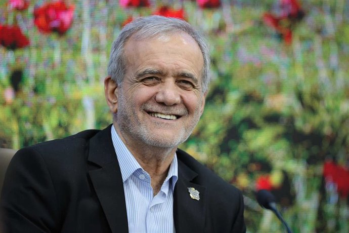 El presidente de Irán, Masud Pezeshkian.