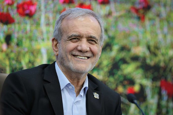 El presidente de Irán, Masud Pezeshkian.