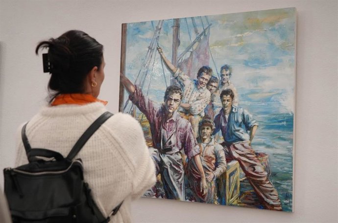 Cuadro de la exposición colectiva 'El color de la travesía'.