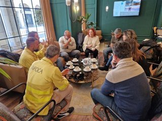 Reunión de Por Andalucía con representantes de los trabajadores del Infoca