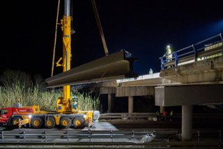 Pas superior sobre la N-332 a Gandía