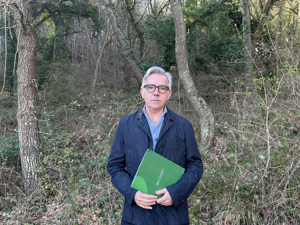 El portavoz adjunto de Vox , Héctor Alacid