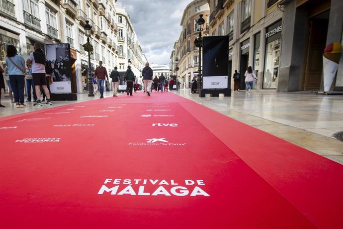 Imagen de recurso de la alfombra roja del Festival de Málaga