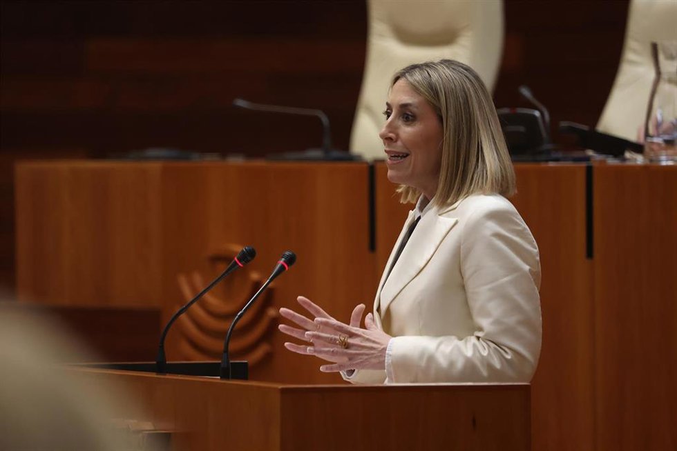 Imagen de archivo de la presidenta de la Junta de Extremadura en funciones, María Guardiola