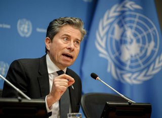 Archivo - El secretario general adjunto de Naciones Unidas para Asuntos Humanitarios, Tom Fletcher.