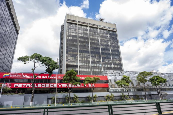 Archivo - Arquivo - 4 de janeiro de 2026, Caracas, Distrito Capital, Venezuela: Sede da Petroleos de Venezuela (PDVSA) em Caracas. Ruas de Caracas, no dia seguinte ao ataque militar lançado pelo governo dos Estados Unidos contra a cidade e à captura do pr