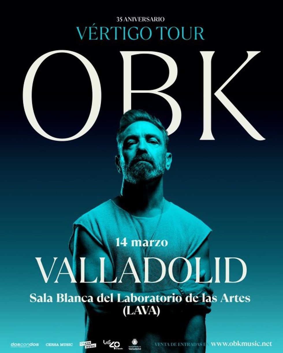 OBK actúa el 14 de marzo en el LAVA de Valladolid dentro de su gira de 35 aniversario y presentación de 'Vértigo'
