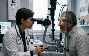 El glaucoma afecta directamente al nervio óptico y suele estar vinculado a un aumento de la presión intraocular.
