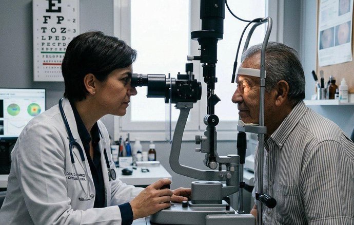El glaucoma afecta directamente al nervio óptico y suele estar vinculado a un aumento de la presión intraocular.