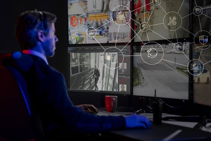 Representación de análisis de pruebas digitales de vídeo.