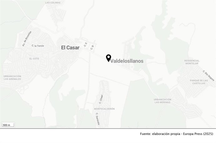 El accidente ha tenido lugar en Valdelosllanos.