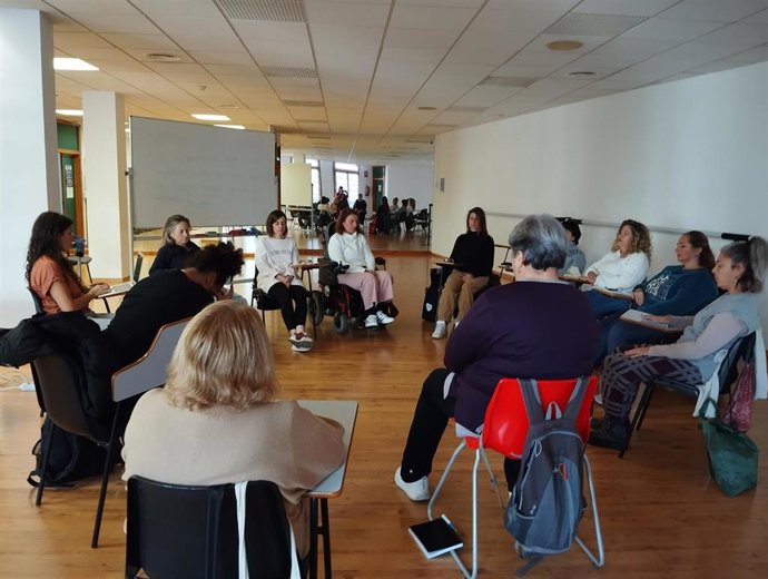 Participantes en el Programa de empleo de mujeres con discapacidad