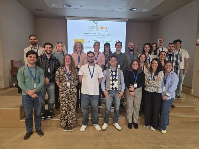 Una delegación de 22 investigadores del Instituto de Agricultura Sostenible del Consejo Superior de Investigaciones Científicas (IAS-CSIC) han participado en la tercera edición del Agro-Hub Andalucía PhD Students Meeting.