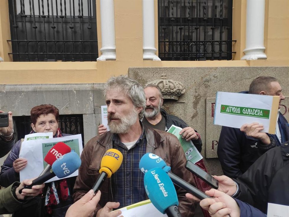 Archivo - El presidente de Asturias Ganadera, Xuan Valladares