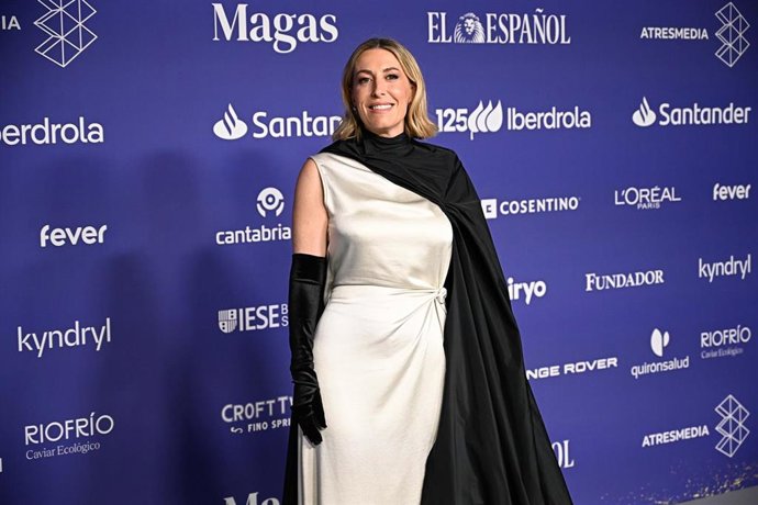 Maria Guardiola durante la Gala Las Top 100 Mujeres Líderes en el Teatro Real de Madrid a 13 marzo de 2026 en Madrid (España)