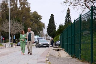 La secretaria general del PSOE-A, María Jesús Montero, junto al secretario general del PSOE de Cádiz y alcalde de San Roque, Juan Carlos Ruiz Boix.