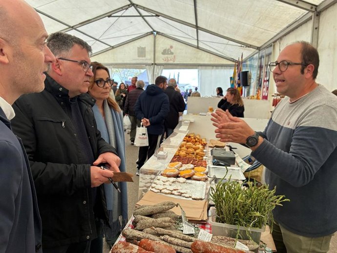 El conseller Joan Simonet, en Alaior.