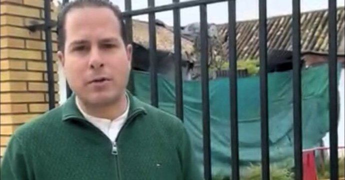 El portavoz del PSOE en el Ayuntamiento de Rociana del Condado (Huelva), Rubén Picón.