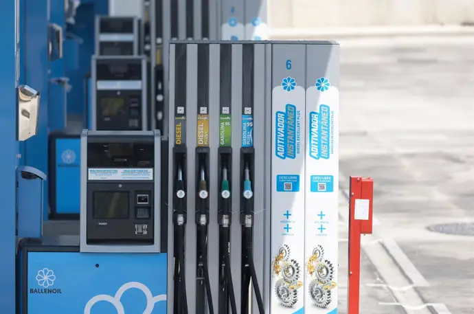 Una gasolinera 'low cost'