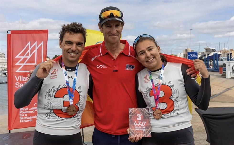 Los españoles Xammar y Cardona se cuelgan el bronce en el Europeo de 470