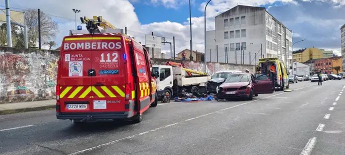 Accidente en Fene (A Coruña)