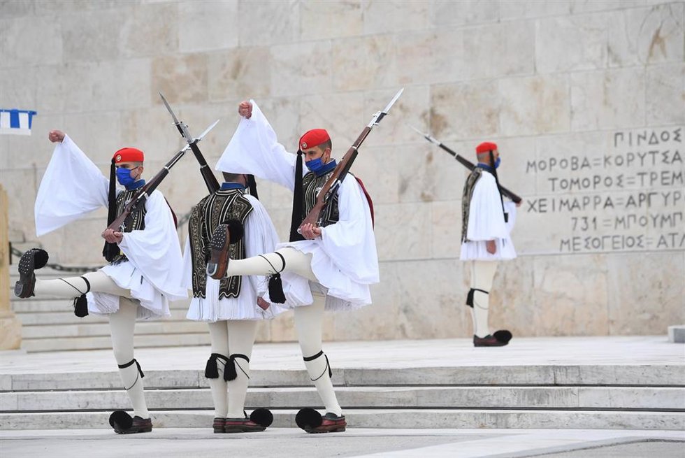 Archivo - Militares en Atenas, Grecia