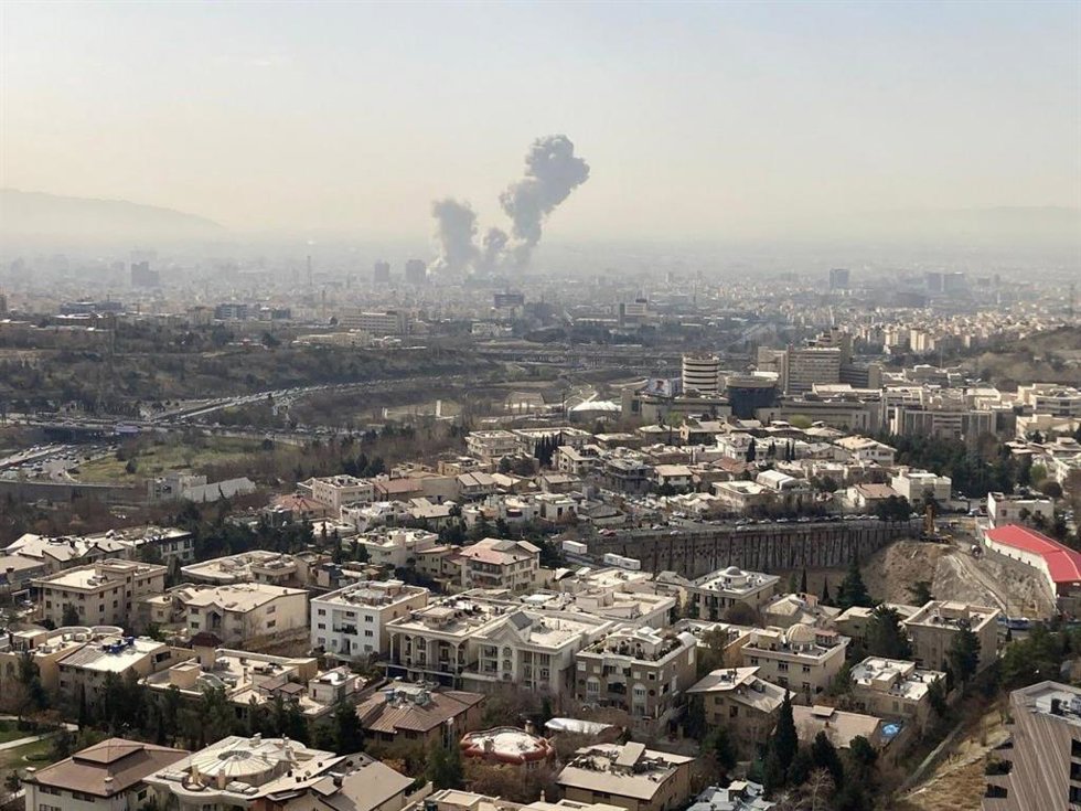 Bombardeo en Teherán, Irán