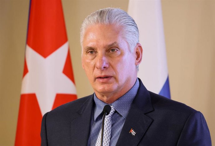 Archivo - El presidente de Cuba, Miguel Díaz-Canel