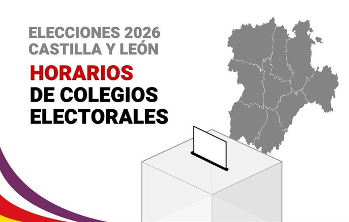 Horario de los colegios electorales para las elecciones en Castilla y León