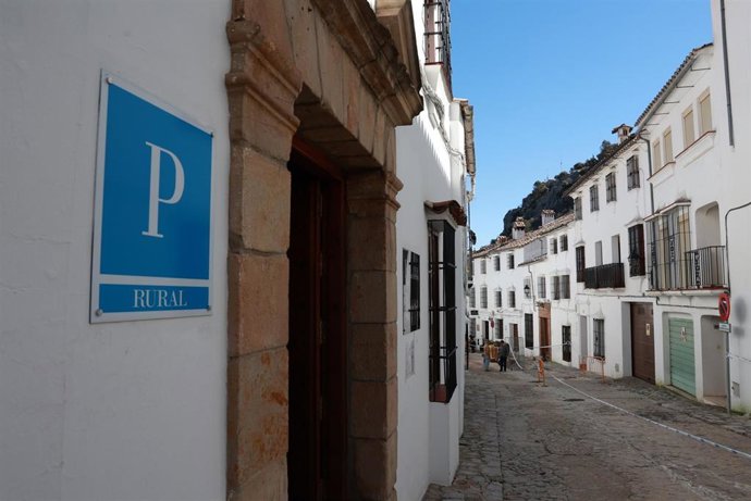 Detalle de un alojamiento de turismo rural en Grazalema, en la sierra de Cádiz. ARCHIVO.