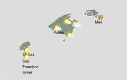 El tiempo hoy, domingo 15 de marzo, en Baleares.