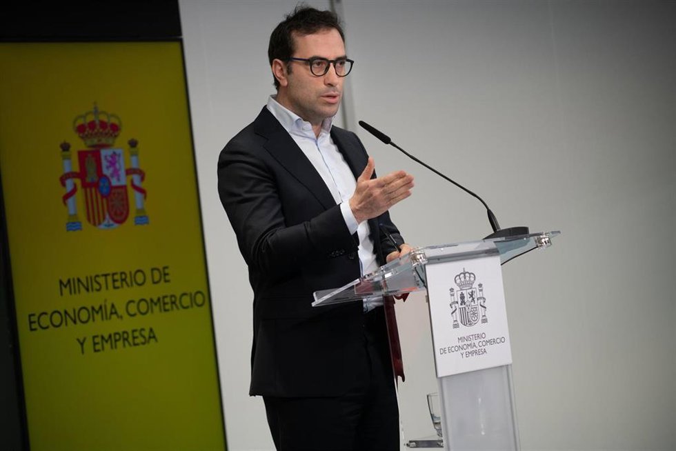 El ministro de Economía, Comercio y Emresa, Carlos Cuerpo, en una imagen de archivo
