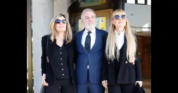 Cayetana, Fernando y Natalia Guillén Cuervo dan el último adiós a su madre, la actriz Gemma Cuervo