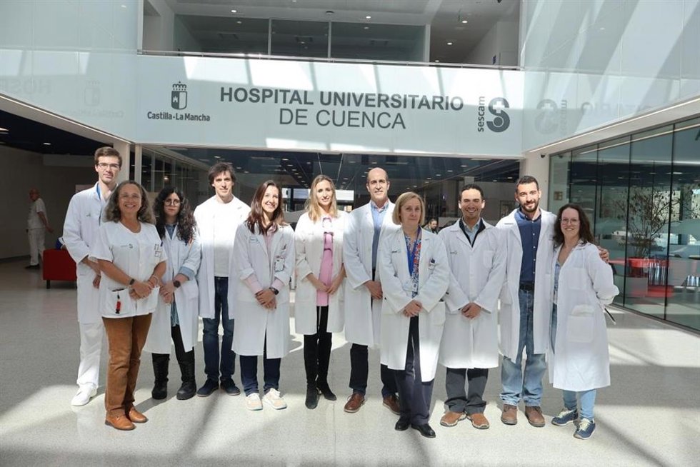 Equipo de Cirugía General y Digestiva en el Hospital Universitario de Cuenca.
