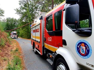 Camión de bomberos de O Carballiño, en una imagen de 2022.